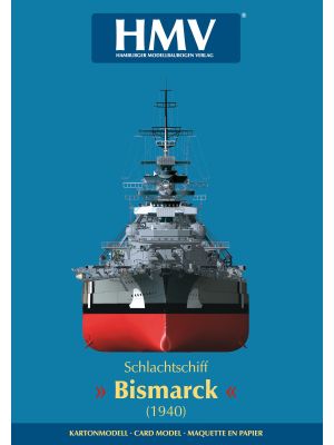 Schlachtschiff Bismarck mit Tarnbemalung