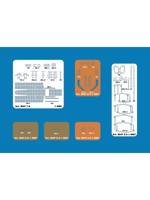 Lasercut-Detailset für SMS Sleipner