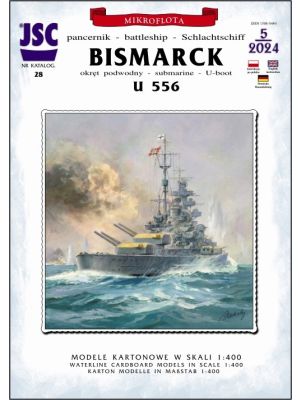 Schlachtschiff Bismarck, U-Boot U556 und Catalina