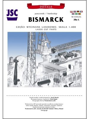 Lasercutsatz Details für Bismarck