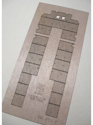 Lasercut-Holzdeck für Ievoli Black