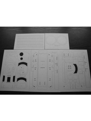 Lasercutset Russischer Panzer IS-2