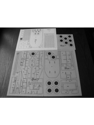 Lasercutset Amphibienfahrzeug DUKW