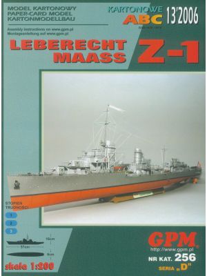 Deutscher Zerstörer Z-1 Leberecht Maass