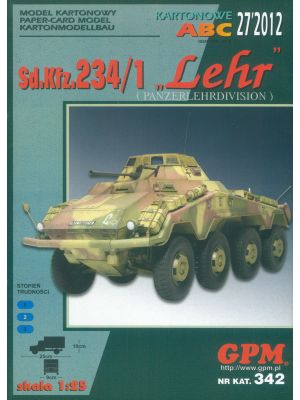 Sd. Kfz. 234/1 Lehr mit Laserteilen