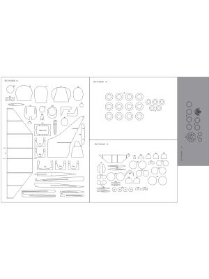 Lasercutsatz Spanten für A-4 Skyhawk