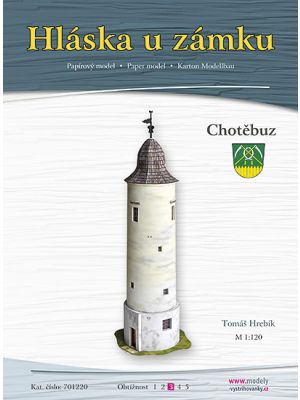 Signalturm aus dem 13. Jahrhundert in Chotebuz, Techien