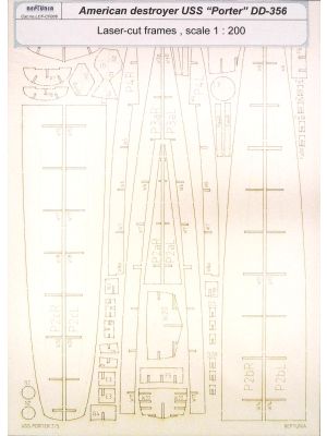 Fotoätzsatz für USS Porter DD-356