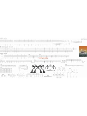 Lasercutsatz Reling für Mutsuki