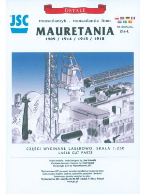 Lasercutsatz für RMS Mauretania 1:250