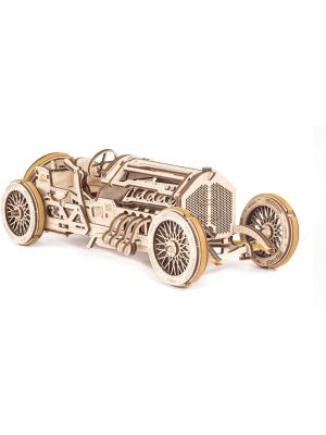 Mechanisches Holzmodell U-9 Grand Prix Rennwagen