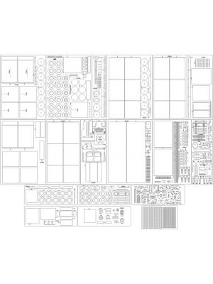 Lasercutsatz Spanten und Details für Renault Magnum