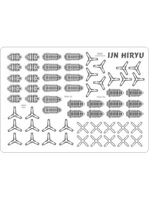 Lasercutsatz Details für Flugzeuge IJN Hiryu