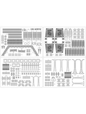 Lasercutsatz Details für IJN Hiryu