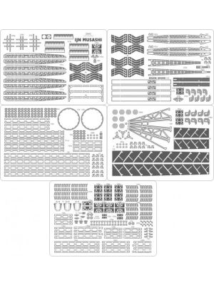 Lasercutsatz Details für Musashi