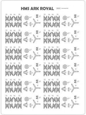 Lasercutsatz Details für Flugzeuge Ark Royal