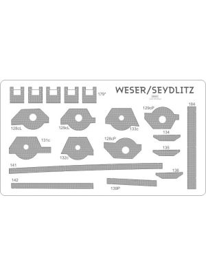 Lasercutsatz Decks für Weser