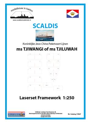 Lasercut Set Spanten für MS Tjiwangi / MS Tjiluwah