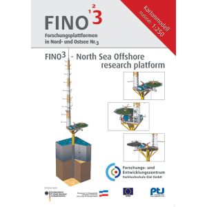 FINO3 Offshore-Forschungsplattform in der Nordsee