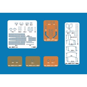 Lasercut-Detailset für SMS Sleipner