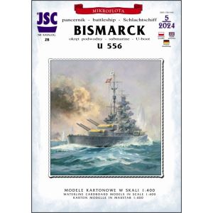 Schlachtschiff Bismarck, U-Boot U556 und Catalina