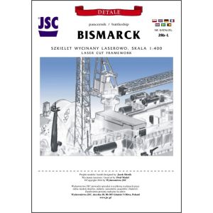 Lasercutsatz Spanten für Bismarck