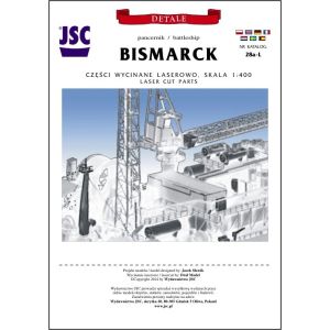Lasercutsatz Details für Bismarck
