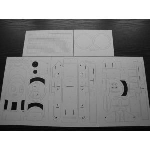 Lasercutset Russischer Panzer IS-2