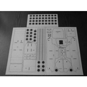 Lasercutset Russischer Panzer SU-76i