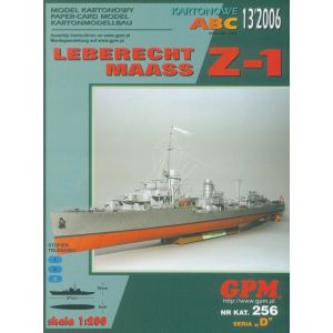 Deutscher Zerstörer Z-1 Leberecht Maass