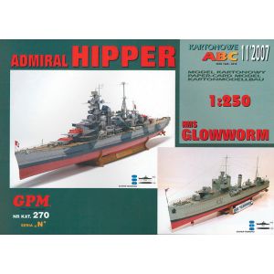 Kreuzer Admiral Hipper & Zerstörer HMS Glowworm