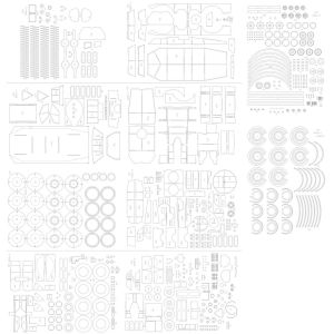 BRDM-2 Lasercut Spanten und Details