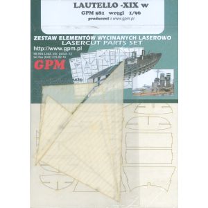 Lasercutsatz Spanten und Segel für Lautello