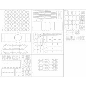 Lasercutsatz Spanten für S-125 NEWA SC