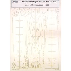 Fotoätzsatz für USS Porter DD-356