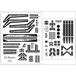 Lasercutsatz Details für De Ruyter