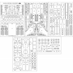 Lasercutsatz Spanten für F/A-18 E