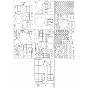 Lasercutsatz Spanten für Brückenleger IV B