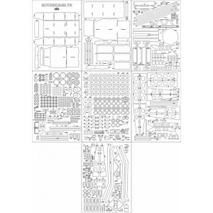 Lasercutsatz Spanten für Brückenleger IV B