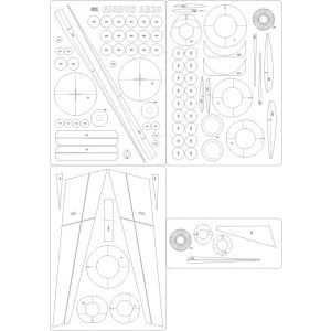 Lasercutsatz Spanten für A320