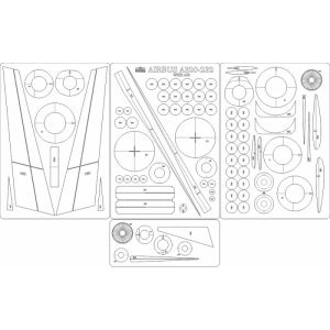 Lasercutsatz Spanten für A320-232 