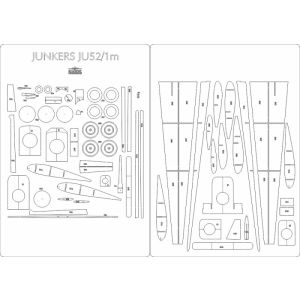 Lasercutsatz Spanten für Ju 52/1m