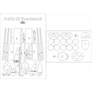 Lasercutsatz Spanten für P-47D-25