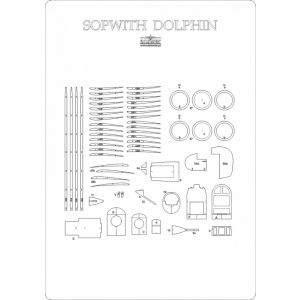 Lasercutsatz Spanten für Sopwith Dolphin