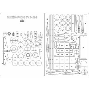 Lasercutsatz Spanten für BV P-194