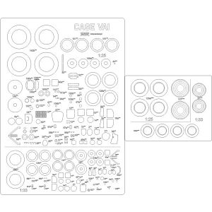 Lasercutsatz Spanten und Details für CASE VAI