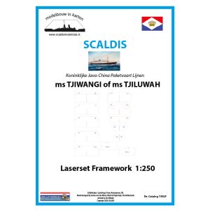 Lasercut Set Spanten für MS Tjiwangi / MS Tjiluwah